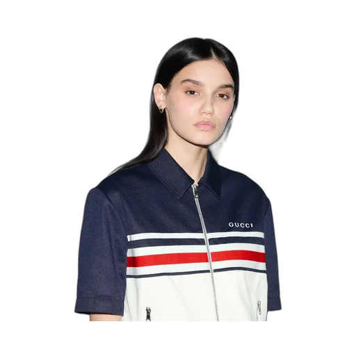 Technical jersey zip jacket