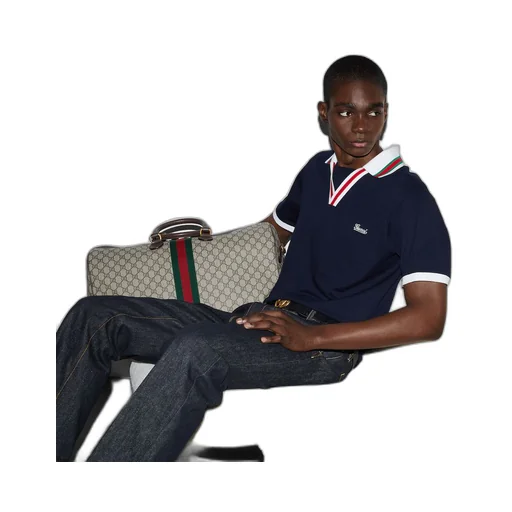 Cotton piquet polo shirt