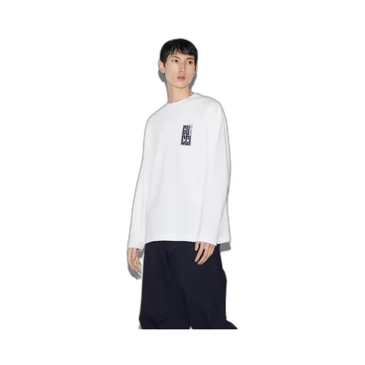 Cotton jersey T-shirt with Gucci print