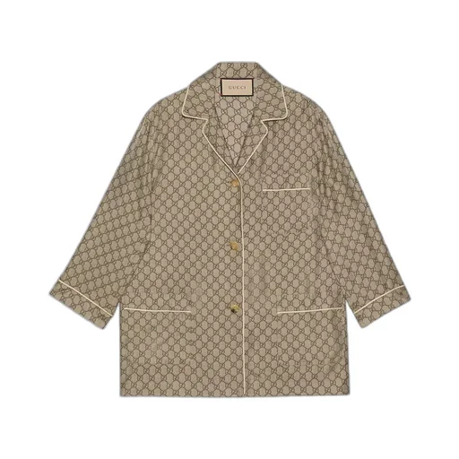 GG Supreme silk shirt