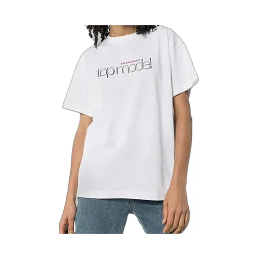 Lens Alphabet Printing T-Shirt