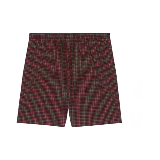Micro Tartan-Print Boxer Short