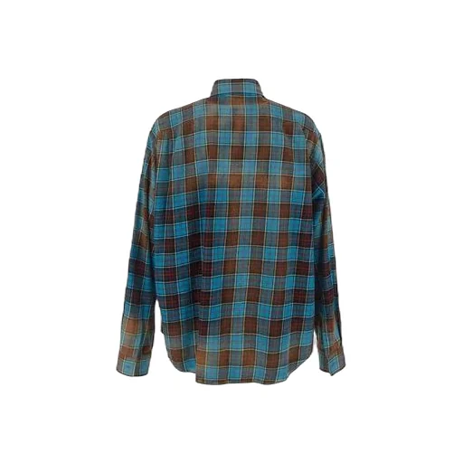 Check Flannel Oversized Long Sleeve Shirt