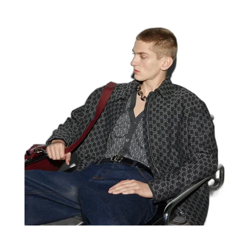 GG wool and silk cardigan