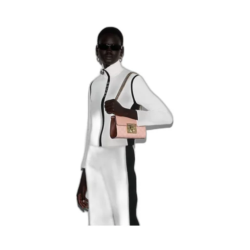 Padlock small shoulder bag