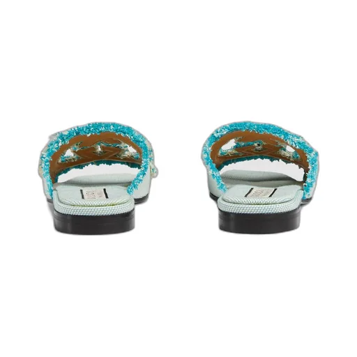 Women's Interlocking G slide sandal