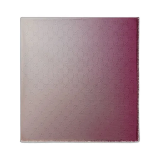 GG silk jacquard shawl