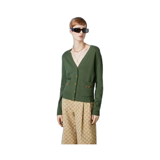 Cashmere cardigan with Horsebit