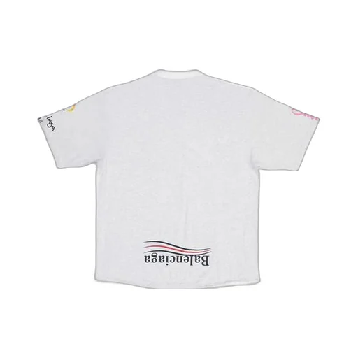 Paris Upside Down T-Shirt Oversized