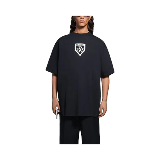 Pattern Printing Round Neck T-Shirt