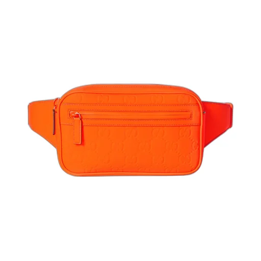 GG rubber-effect belt bag