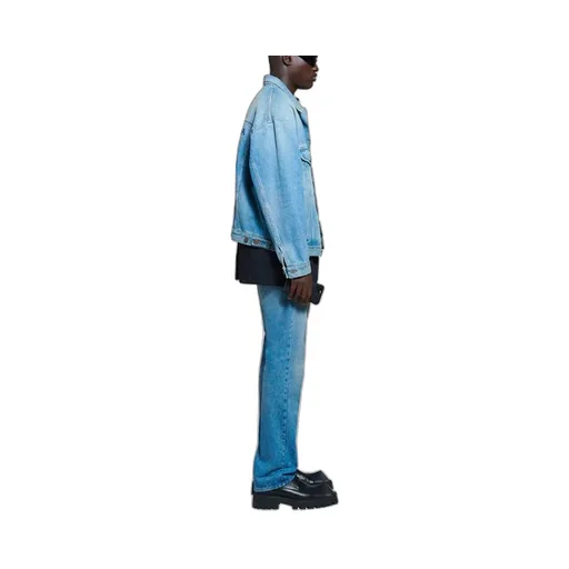 Classic Logo Denim Jacket Light Blue