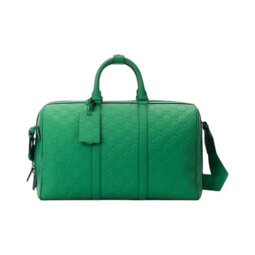 GG rubber-effect medium duffle bag