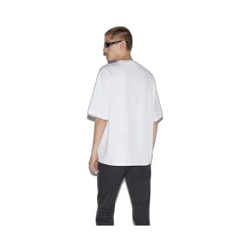 Cotton jersey T-shirt with embroidery