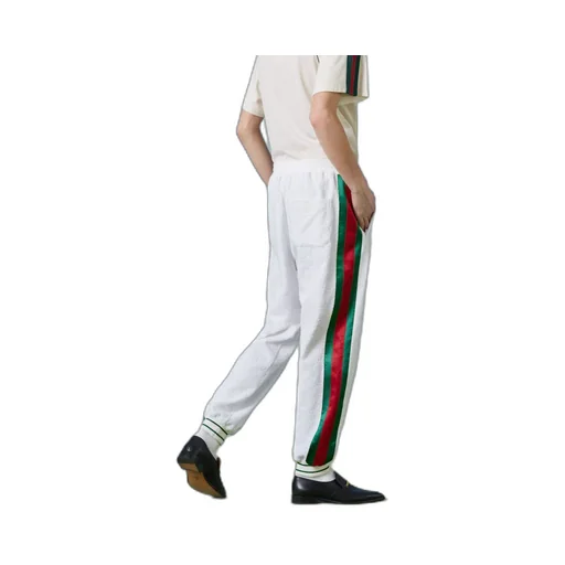 GG cotton terry cloth track bottoms