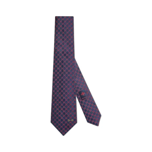 GG silk jacquard tie