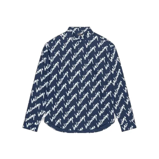 Scribble Logo Short Sleeve Shirt Large Fit