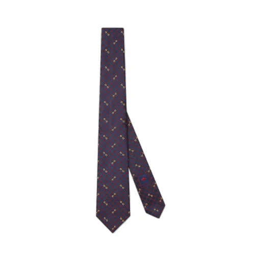 GG silk jacquard tie