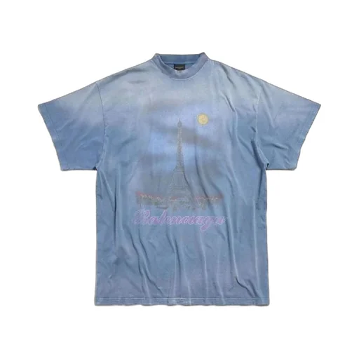 Paris Moon T-Shirt Oversized