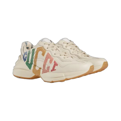 Women's Rhyton glitter Gucci trainer
