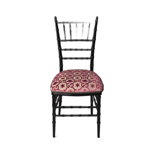 Chiavari chair with GG jacquard
