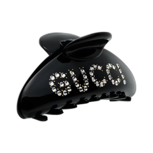 'GUCCI' hair clip with crystals
