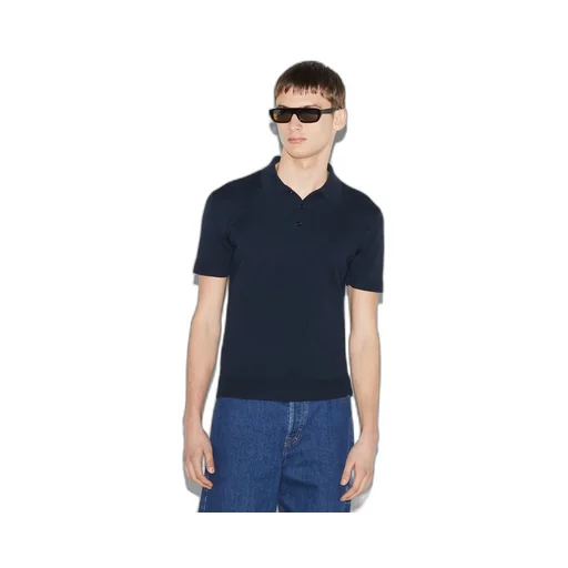 Cotton polo shirt with Web
