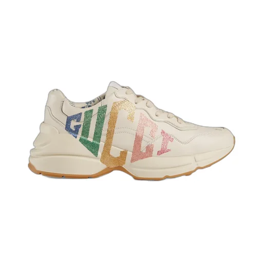 Women's Rhyton glitter Gucci trainer