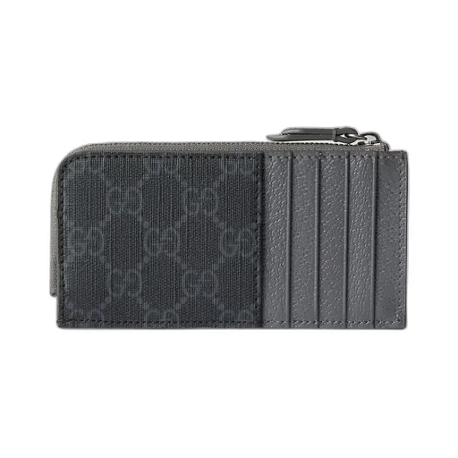 GG zip card case with GG detail