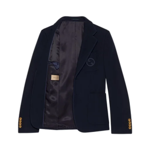 Cotton jersey formal jacket