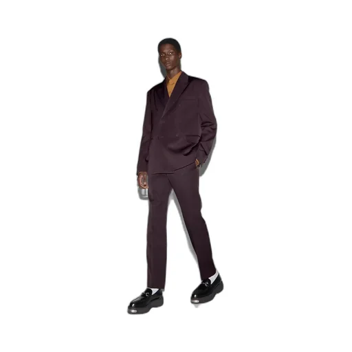 Double-breasted wool jacket