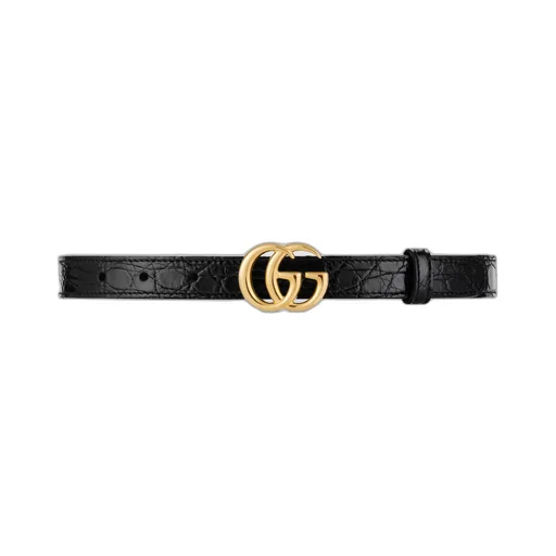 GG Marmont caimn belt with shiny buckle