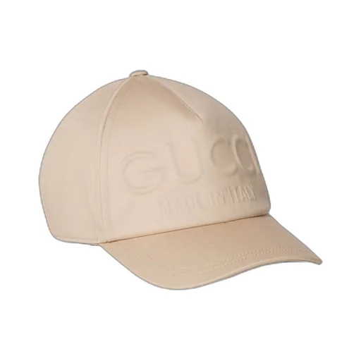 Gucci embossed baseball cap