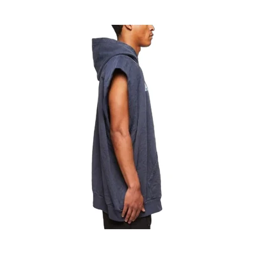Est. 1917 College Logo Oversized Sleeveless Hooded Sweatshirt