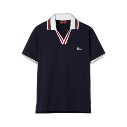 Cotton piquet polo shirt
