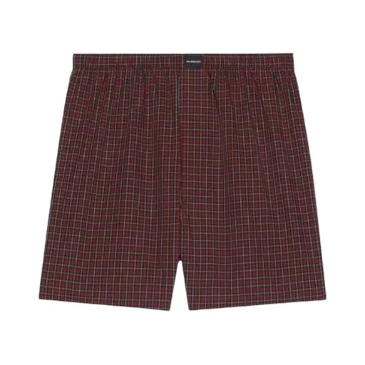 Micro Tartan-Print Boxer Short