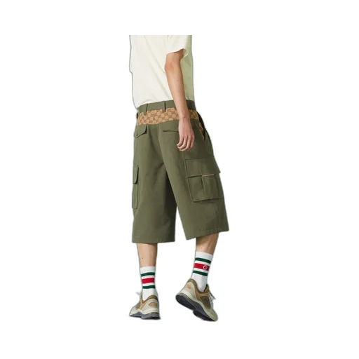 Cotton cargo shorts