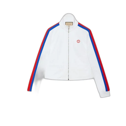 Technical jersey zip jacket with Web