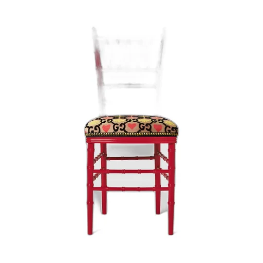 Chiavari chair with GG jacquard