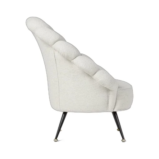 Bouclé armchair