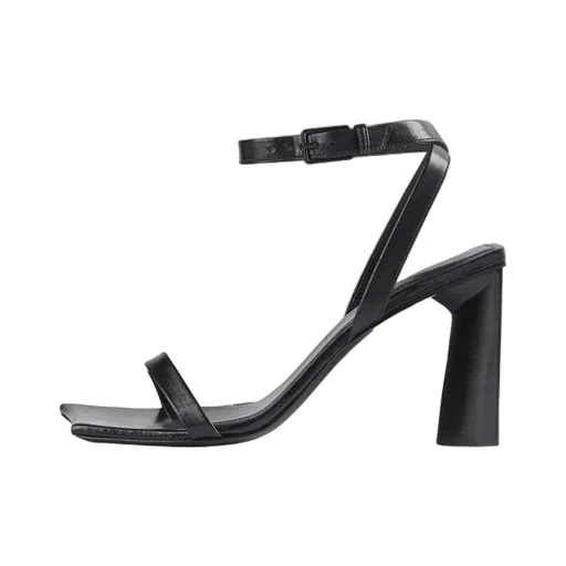 Moon Small Cowhide Straps High Heels Sandals