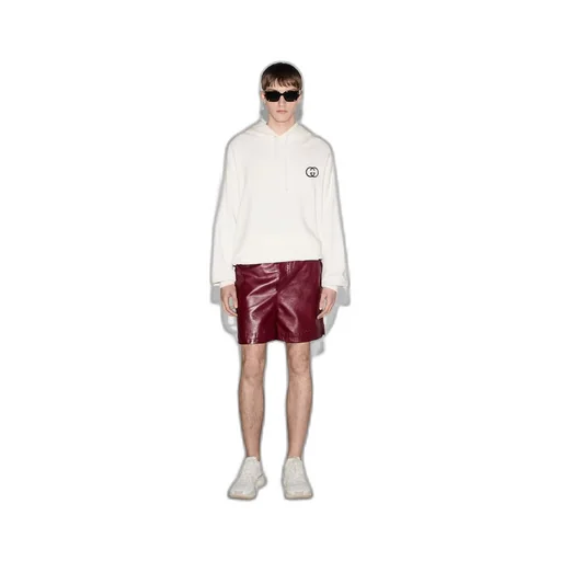 Cotton jersey hooded sweatshirt