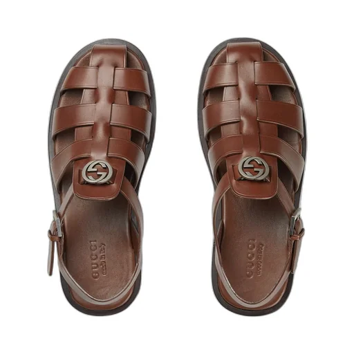 Men's sandal with buckle