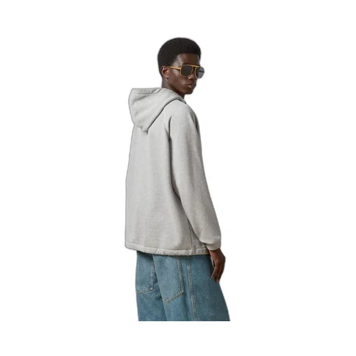 Cotton jersey sweatshirt with Web