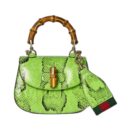 Gucci Bamboo 1947 mini python bag