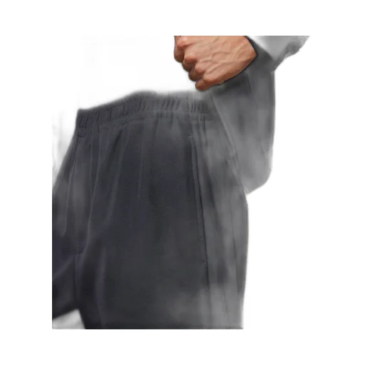 Wool twill track bottoms