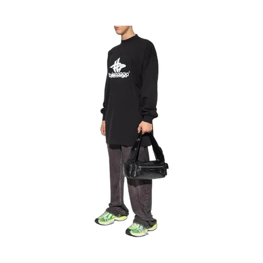 Layered Sports Long Sleeve T-shirt Oversized
