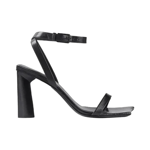 Moon Small Cowhide Straps High Heels Sandals
