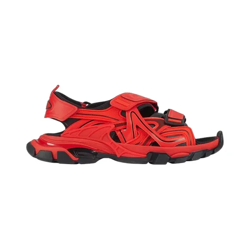 Track Rubber Red Sandals