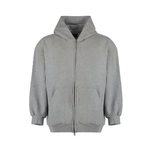 Distressed Cotton-Jersey Zip-Up Hoodie